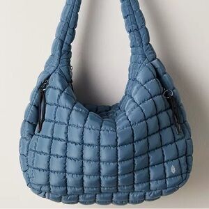 FP Movement by Free People Blue Quilted Bag